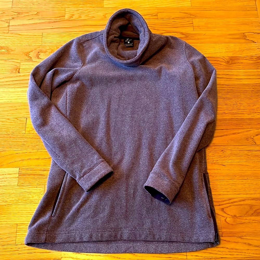 Nike Women’s Purple Therma Fleece Dri-fit Tunic Top